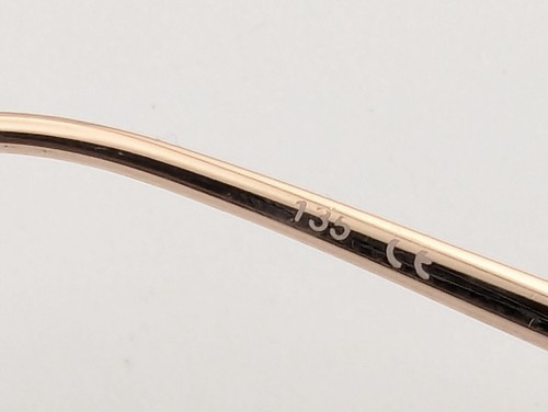 DKNY Eyeglasses, Frames Only, DK1003 770, 49-19-135, Metal, Gold, Round - Picture 13 of 15