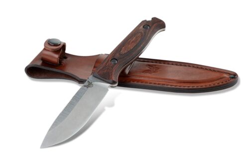 Benchmade 15002 Saddle Mountain Skinner 4.2" S30V Steel Leather Sheath