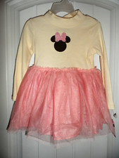 Adorable Disney Junior size 2T long sleeve tutu dress minnie mouse girls NWT