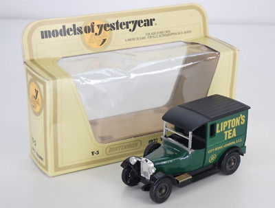Matchbox Liptons Tea 1927 Talbot Van Y5 Spielzeug Modell Vintage Boxed 1978