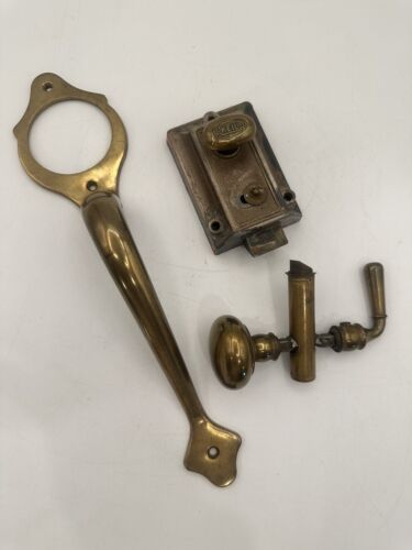 Vintage Brass Door Hardware Lot - Picture 1 of 15