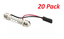 20 Pack - Festoon Dome Adapter - For Car Truck Auto Led Light - Bulk Lot 20 Pack - Festoon Dome Adapter - For Car Truck Auto Led Light - Bulk Lot