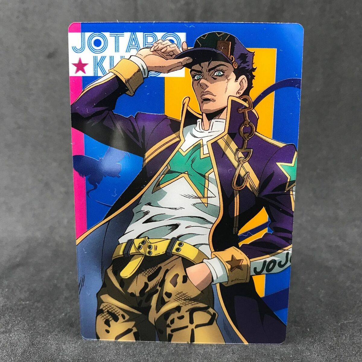 Illustration of jotaro kujo from jojo's bizarre adventure