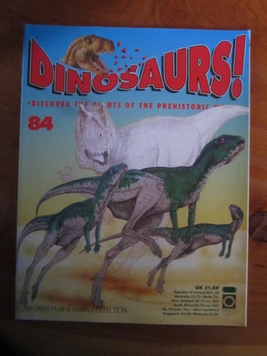 MAGAZINE DINOSAURS NO. 84  & 3-D GALLERY  GREAT ** MUST SEE ***