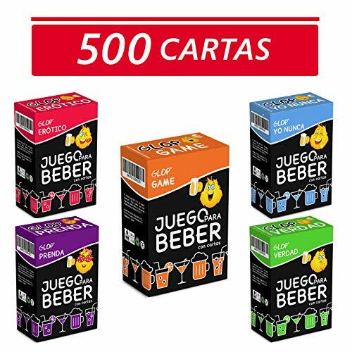 Glop 500 Cartas - Juegos para Beber - Juegos de Cartas para Fiestas - (J2I)