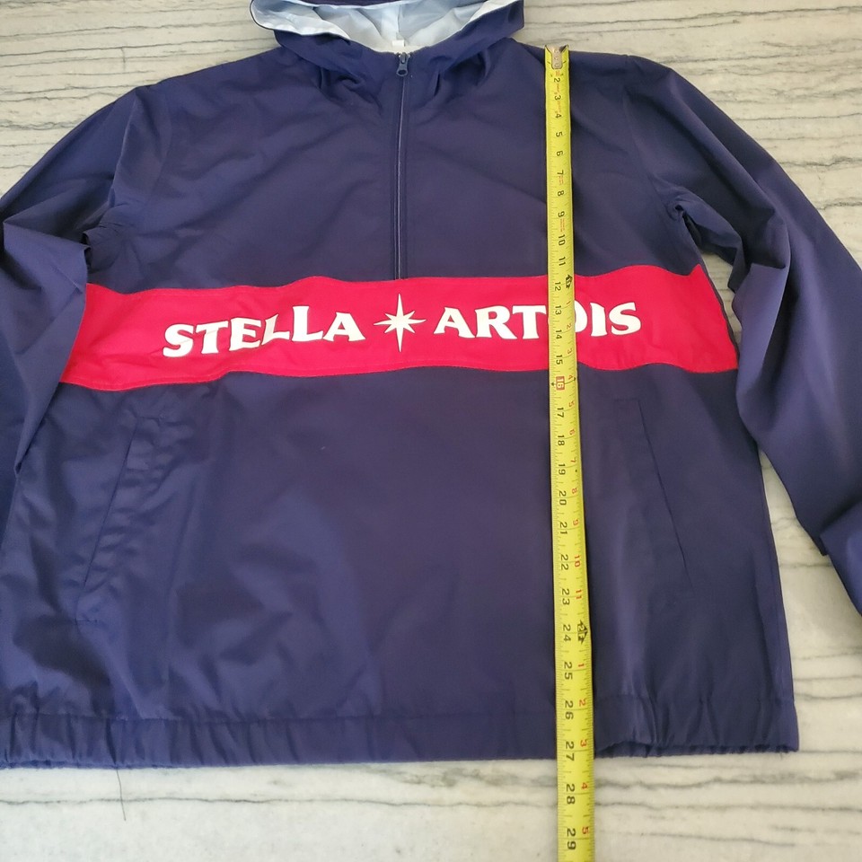 NWOT Men's Promotional Stella Artois Windbreaker Jacket Size M eBay