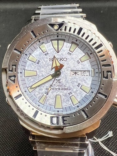 SEIKO PROSPEX Baby Tuna SBDY053 Ice Blue Automatic Diver`s 200m Men Watch - Picture 4 of 24