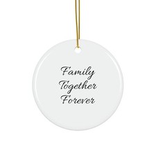 Christmas Ornament, Family Ornament, Holiday Gift, Keepsake, Xmas decoration