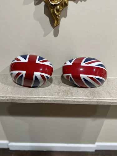2016 2017 2018 2019 2020 MINI COUNTRYMAN F60 DOOR MIRROR CAP COVERS UNION JACK
