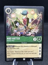 Mad Hatter Gracious Host 86/204 Disney Lorcana The First Chapter