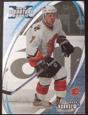 2002 - 2003 ITG Be A Player Chuck Kobasew Signature Series RC #185 Hockey Card