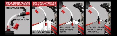 Verlängerung *RISK RACING* FLOW CONTROL FUEL BENDER Tank Level Kontroll System (