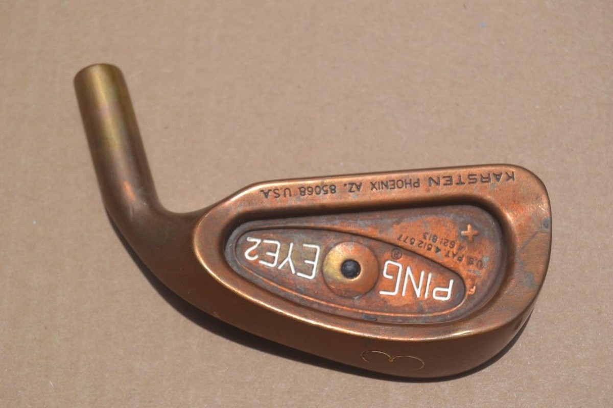 Ping Eye 2 + Beryllium Copper Becu 3 iron Head Only Black Dot | eBay