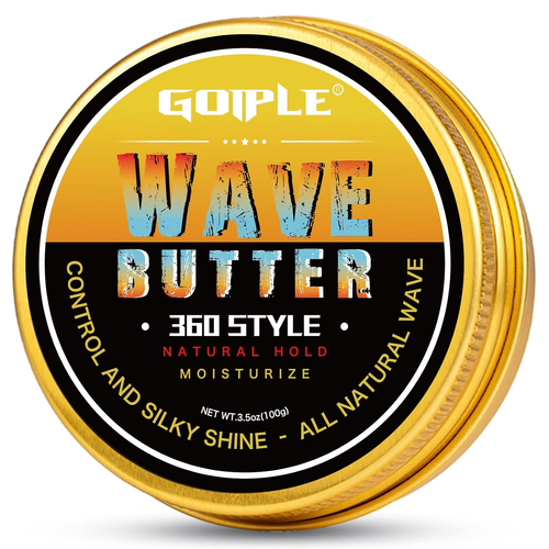 Wave Butter 360 Wave Grease for Men - Wave Butter for Layered Waves, Moisture, C - Picture 10 of 12