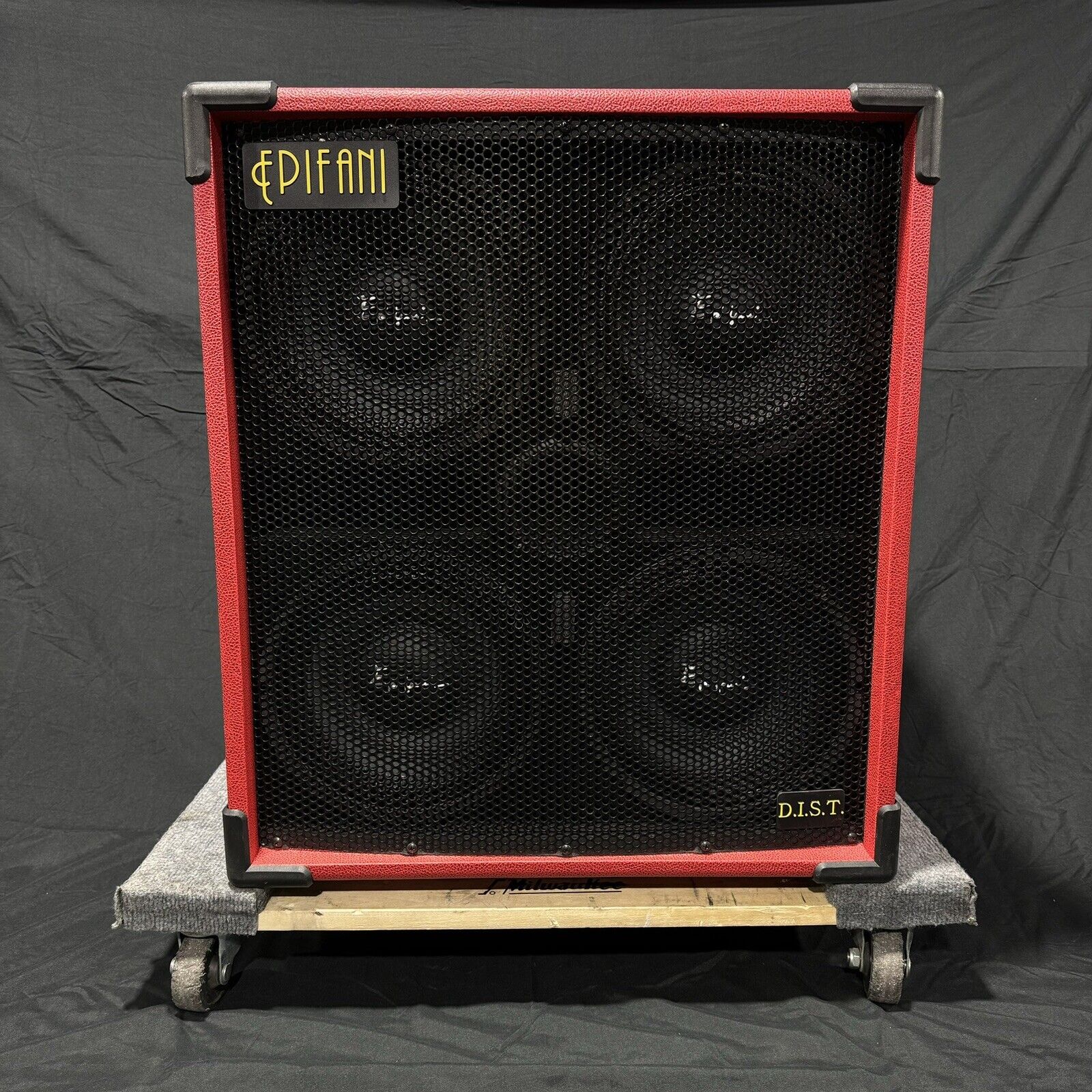 EPIFANI DIST 4X10 Dual Impedance Bass Speaker Cabinet 