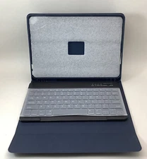 COO TUS282/239 White Wireless Keyboard With Dark Blue Case 9.7d Ipad