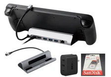 [NEW]ELECOM Docking Station/ROG Gaming Charger Dock/1TB microSDXC Set of 3 Japan