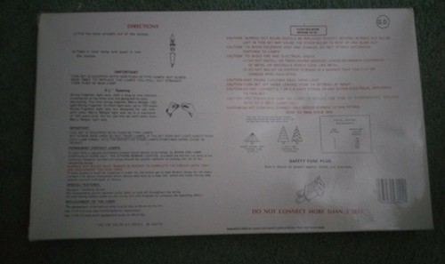 Vintage Trim a Home 100 Weihnachtsbeleuchtung Set 2-fach blinkend - aneinanderschnur - Bild 5 von 8