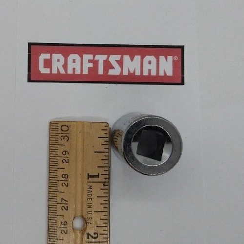 Craftsman 3/8" Drive Metric 6 Point Shallow Sockets Series CMMT You Choose Size - Picture 61 of 71