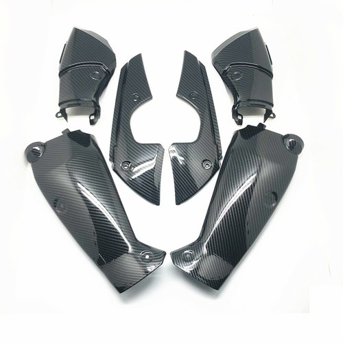 For 2009-2014 YAMAHA YZF R1 CARBON FIBER AIR INTAKE COVER BODYWROK KIT 6PCS - Picture 2 of 12