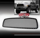 FOR 02-05 RAM 1500 2500 3500 UPPER RIVET STAINLESS STEEL MESH GRILLE BLACK 1PC