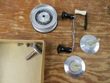 Lot of 6 Vintage NOS Fishing Reel Bache Brown Mastereel Handle, Cranks