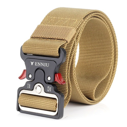 49*1.97" ENNIU Men Tactical Buckle Belt Military Nylon Belt Training Strap Waist - Picture 23 of 53