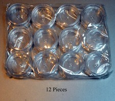 Brand New Clear Plastic Storage Container Threaded Lid Beads Pills Hardware