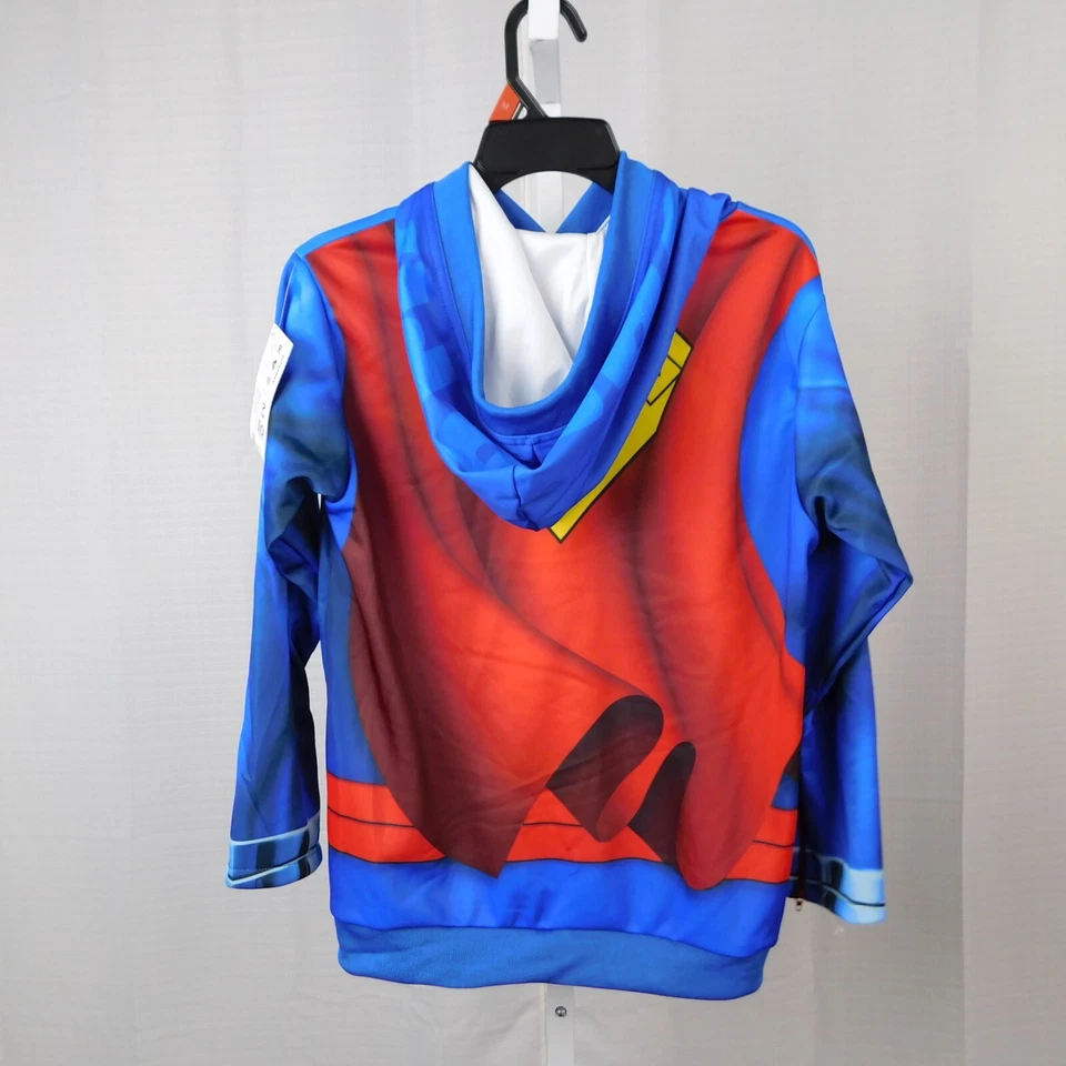 超人 Anyday Heroes 男孩连帽服装运动衫 - 7-8 中号 #4134 — 第 2/4 张图片