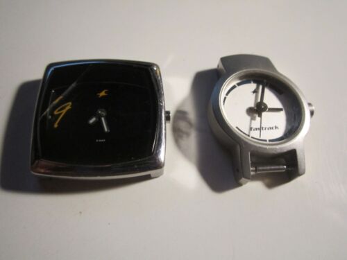 2 FASTRACK WATCHES MADE IN INDIA NO BANDS BOTH NEED NEW BATTERIES TO RUN BBA33A - Picture 2 of 6