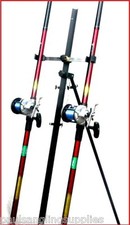 2 x 14 ft Mitchell Rods & Multiplier Reels & Tripod Beachcaster Sea Fishing 
