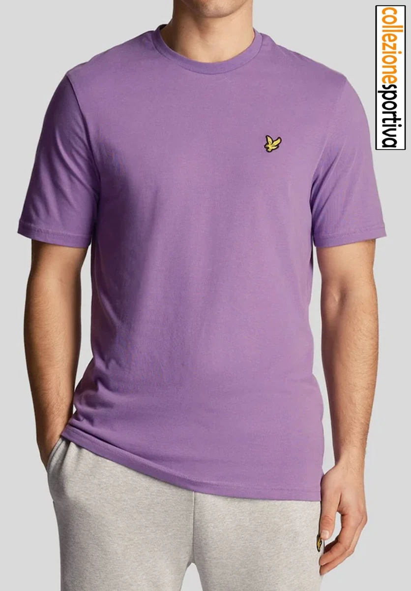 LYLE & SCOTT T-shirt a manica corta bianca da uomo con patch logo