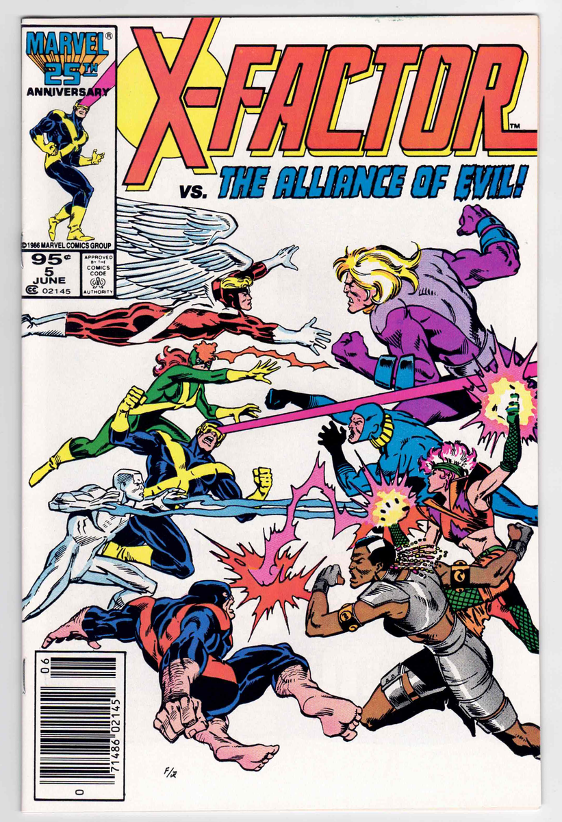 X-Factor vs. The Alliance of Evil #5 1986 Marvel 1st Appearance of