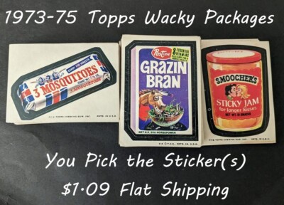 1973-75 Topps Wacky Packages-YOUR CHOICE-$1.09 Flat Ship UPDATED 2/12