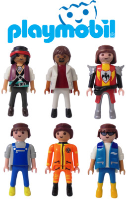 PLAYMOBIL Set mit 6 Figuren - Figur Piratenritter Rettung PL1