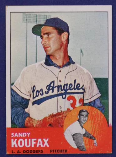 1963 Topps #210 Sandy Koufax EX PD