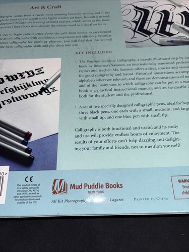 Practical Guide to Calligraphy Book & Kit by Rosemary Sassoon-Unused,Damaged Box - Bild 10 von 22