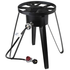 High-Pressure Outdoor Propane Burner Gas Cooker with Tall Stand - Free Shipping 