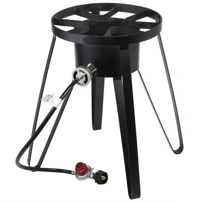 High-Pressure Outdoor Propane Burner Gas Cooker with Tall Stand