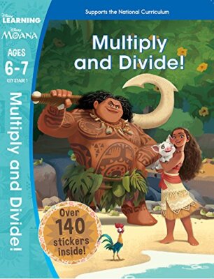 Moana: Multiply and Divide! (Ages 6-7) (Disney Learning), Scholastic,, Used; Ver