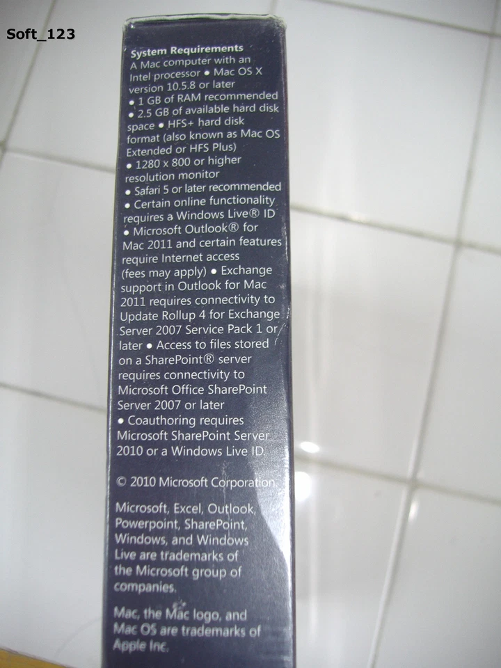 MS Microsoft Office MAC 2011 Home and Business Full Retail English DVD =SEALED= - Image 4 of 4