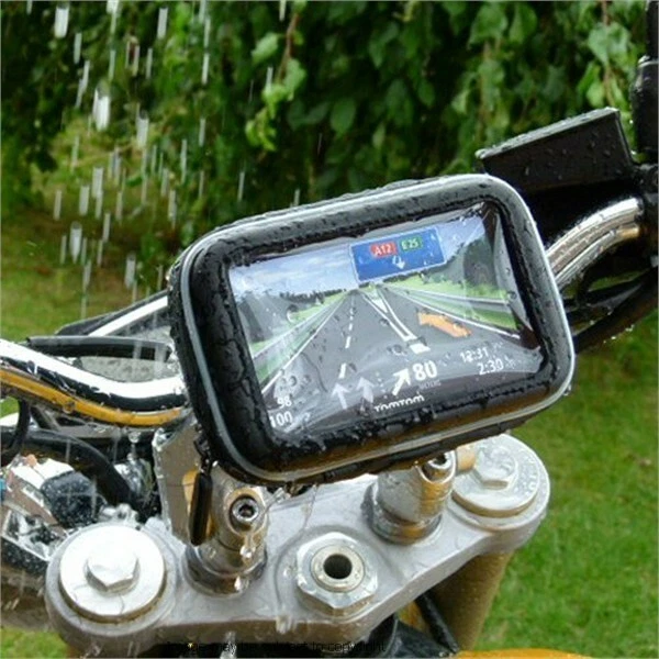 12.7cm Pantalla GPS Satnav Soporte para Moto & Micro USB Cableado Poder - Imagen 4 de 4