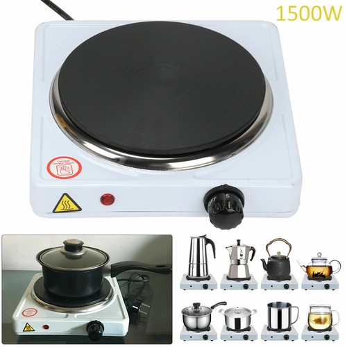 Lloytron 1500W Electric Portable Single Hob Plate Hotplate Mini Cooker