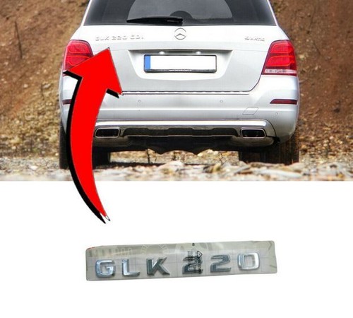 NEW GENUINE MERCEDES-BENZ GLK X204 REAR BOOT TRUNK LID GLK 220 BADGE ...