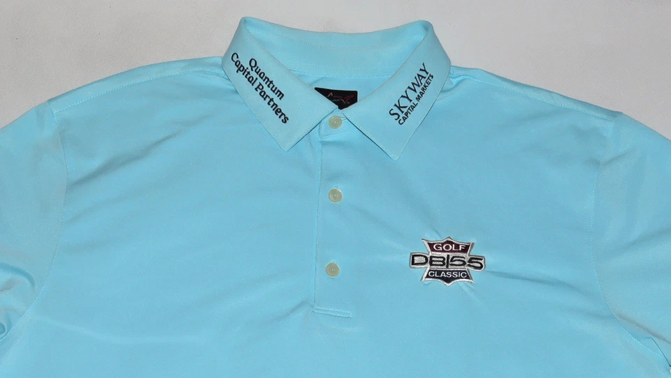 Классическая мужская рубашка-поло с коротким рукавом Greg Norman Play Dry DB|55 для гольфа размер большой - Изображение 2 из 4