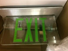 SURE-LITES  TC61G EXIT 120-277V GREEN EXIT SIGN