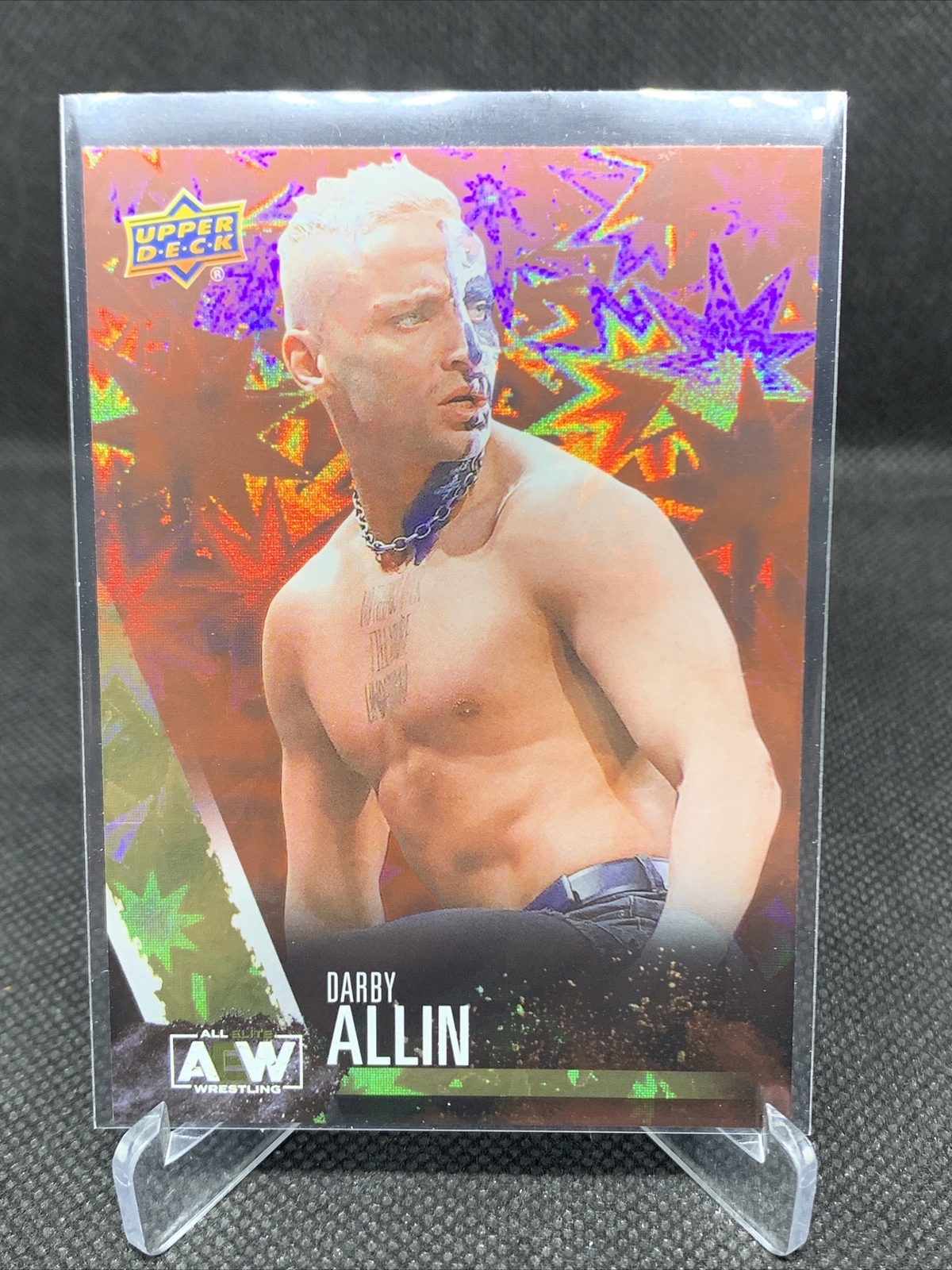 2021 Upper Deck AEW 1st Edition Darby Allin Dynamite Parallel SP #33