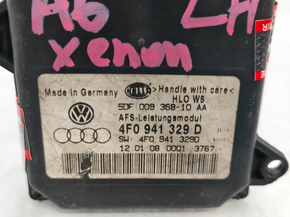 ✅CENTRALINA LUCI FARI XENON AUDI A6 C6 4F0941329D AE1 - Immagine 3 di 4