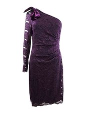 Jessica Howard Women's One-Shoulder Lace Dress