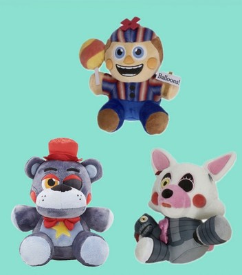 Five Nights at Freddy s FNAF 2 Plush Jazwares 8'' GITD SET OF 3 NWT